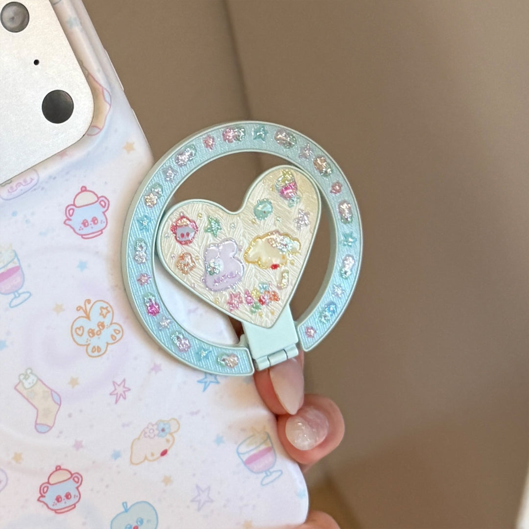 Heart-shaped Smartphone Finger Holder Kalsten