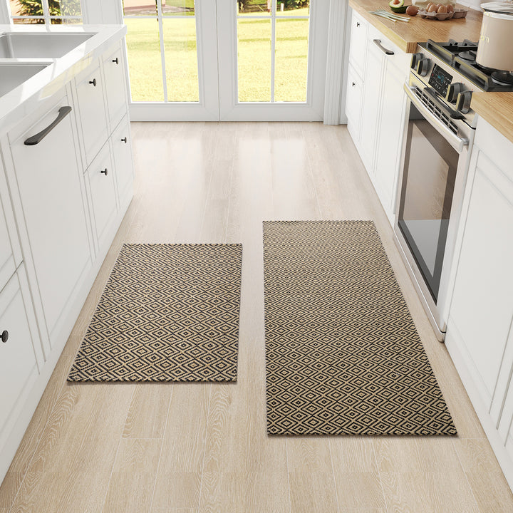 Stylish Geometric Kitchen Mats Kalsten