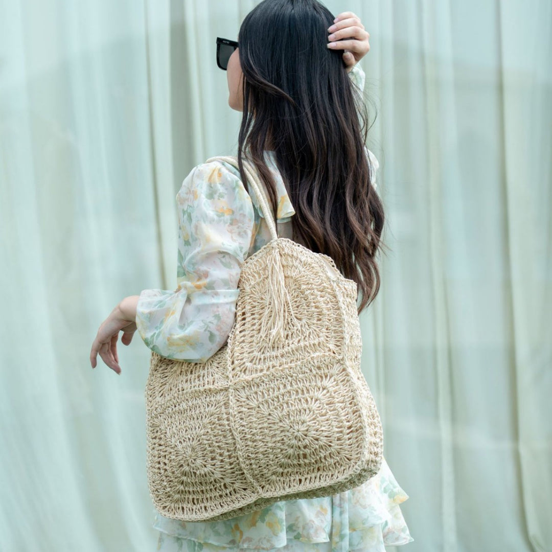 Summer Macrame Tote Bag Kalsten