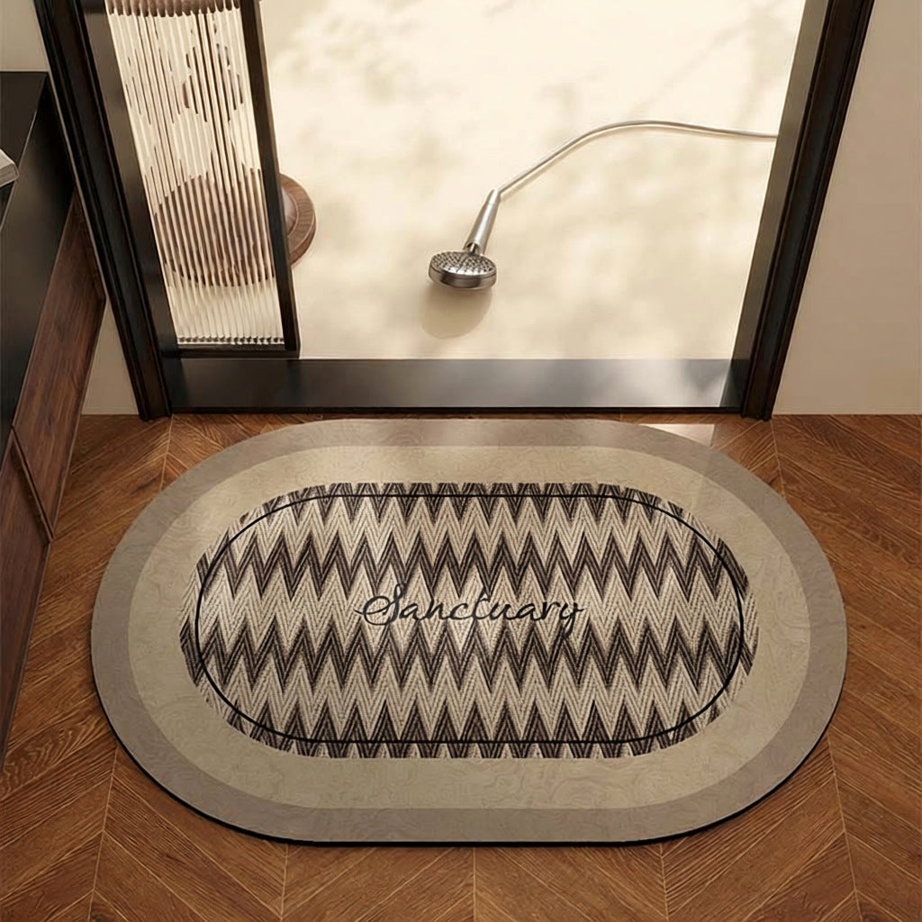 Elegant Non-Slip Bathroom Mat Kalsten