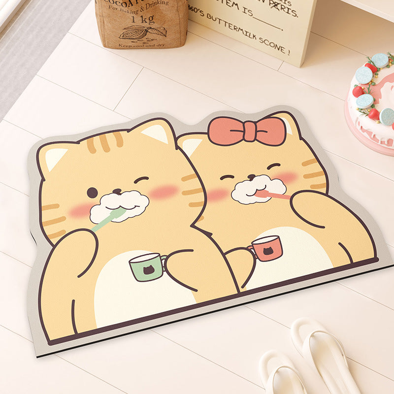 Cute Cartoon Character Floor Mat Kalsten