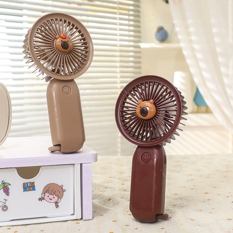 Women Portable Handheld Fan with Animal Design Kalsten