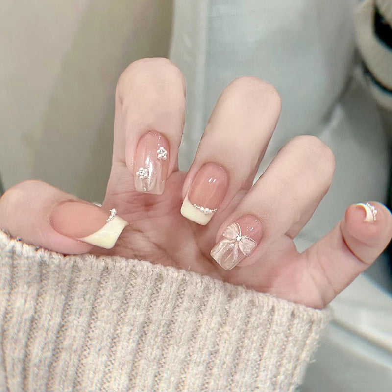 Artistic Nail Extensions with Decorative Elements Kalsten