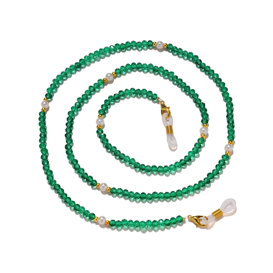 Elegant Crystal Beaded Eyewear Chain Kalsten