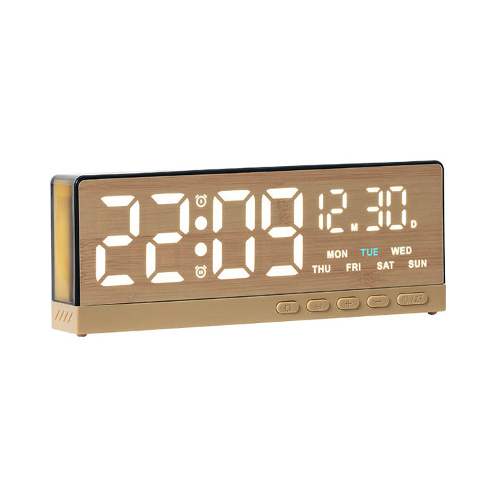 Digital radio alarm clock with large LED display and multifunctional settings Kalsten