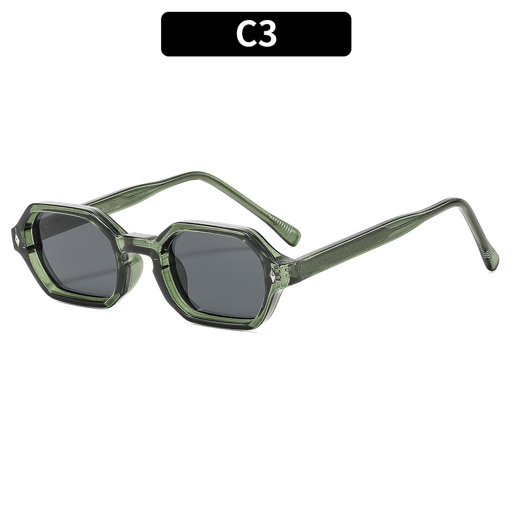 Geometric Hexagonal Sunglasses