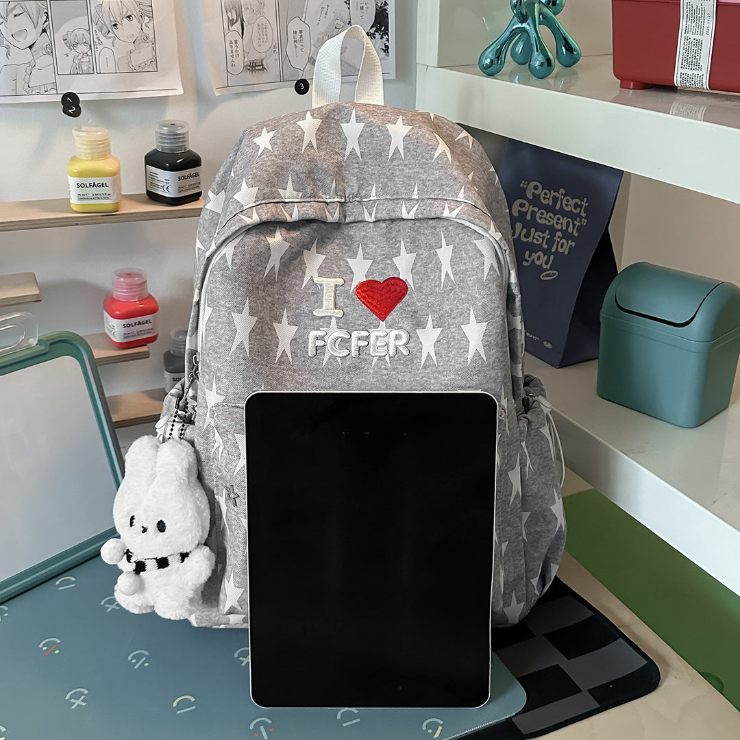 Casual Star-Patterned Backpack Kalsten