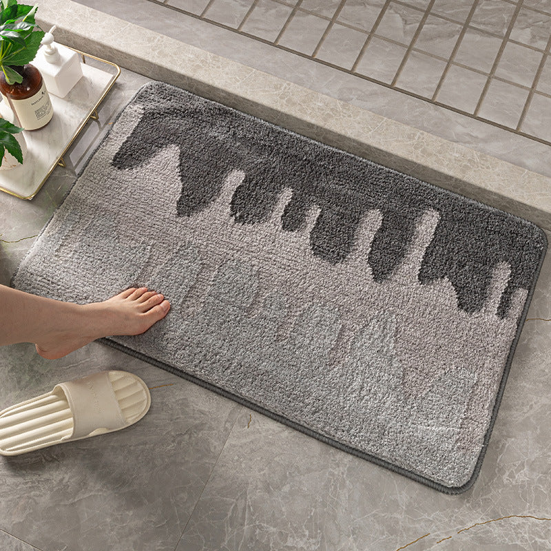 Plush Textured Bath Mat Kalsten