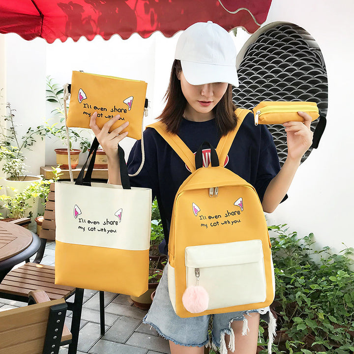 Cute Animal-Themed Backpack Set Kalsten