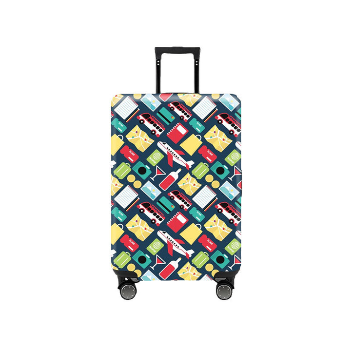 Women's Hard Shell Travel Suitcase with Eye-Catching Phrase Design Kalsten