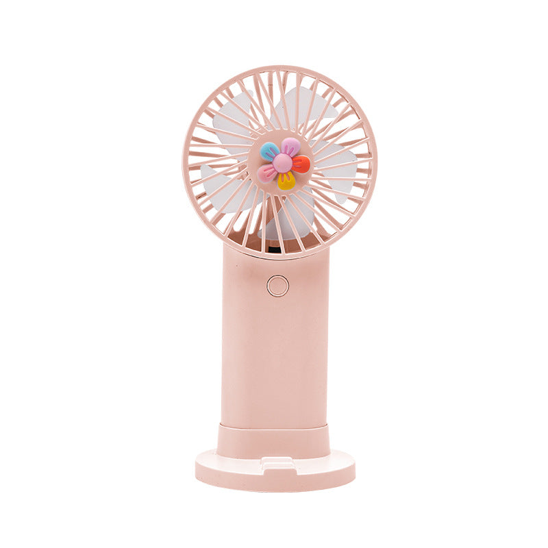 Ladies portable, creative hand fan with flower pattern Kalsten