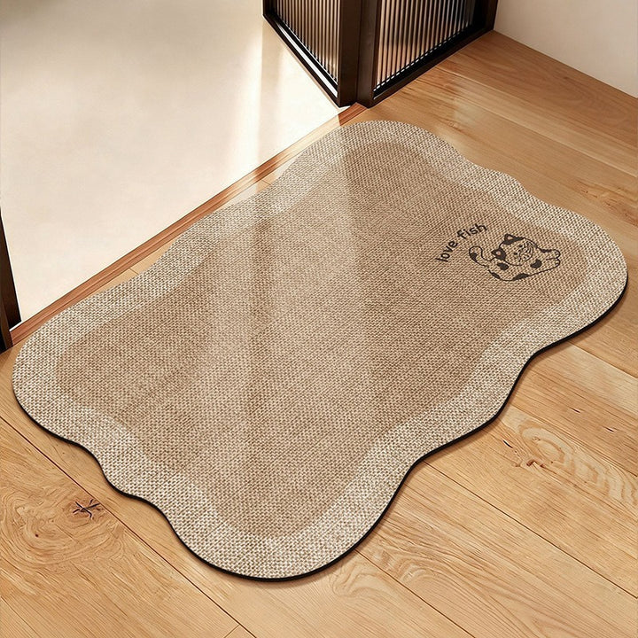Decorative Pet-Themed Area Mat Kalsten