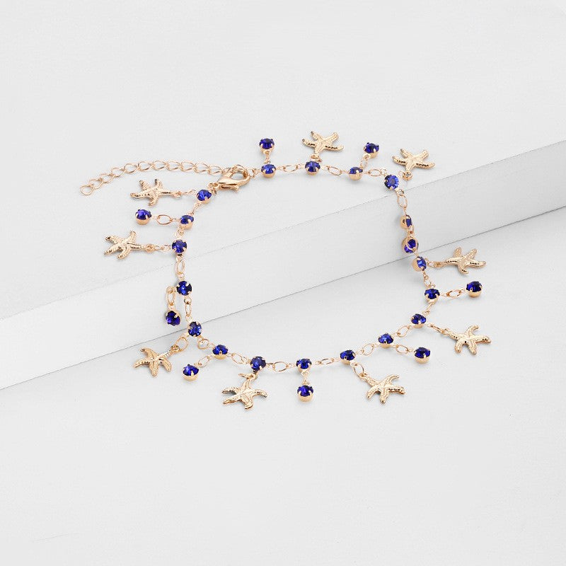 Starfish Charm Anklet Kalsten