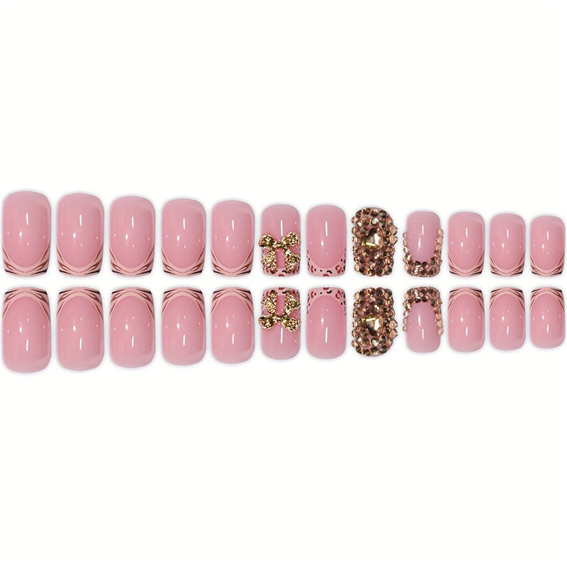 Decorative Crystal Embellished Press-On Nails Kalsten