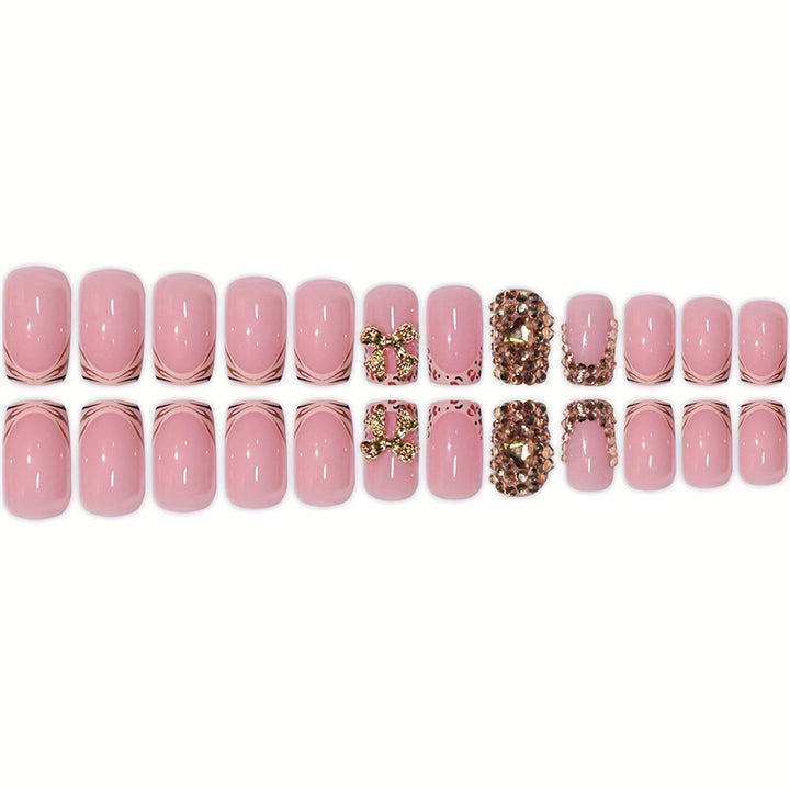 Decorative Crystal Embellished Press-On Nails Kalsten