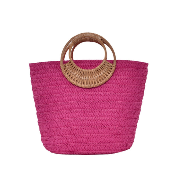 Handbag with Braided Handle Kalsten