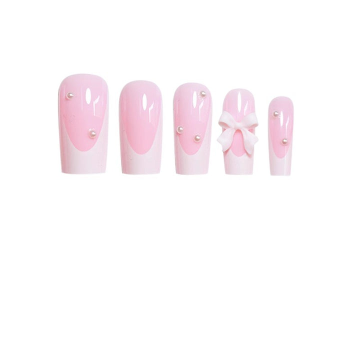 Decorative Press-On Nails with Bow Accents Kalsten
