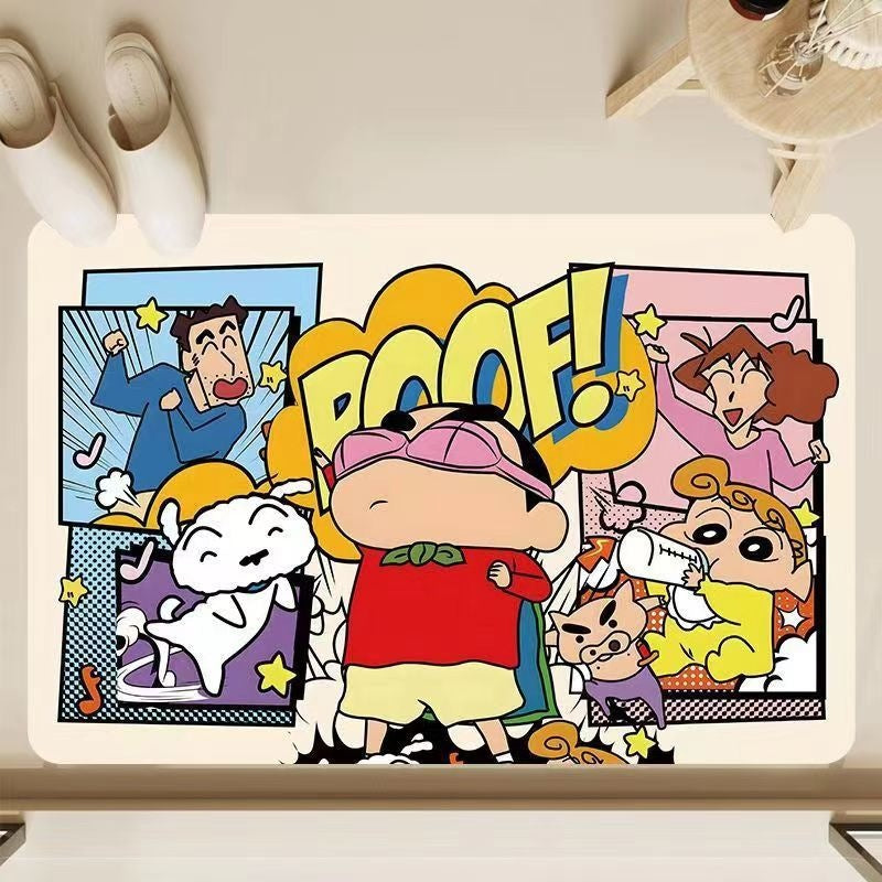 Cartoon-Themed Non-Slip Floor Mat