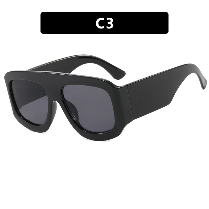 Ladies fashionable oversized sunglasses with wide frame and protective UV filter Kalsten