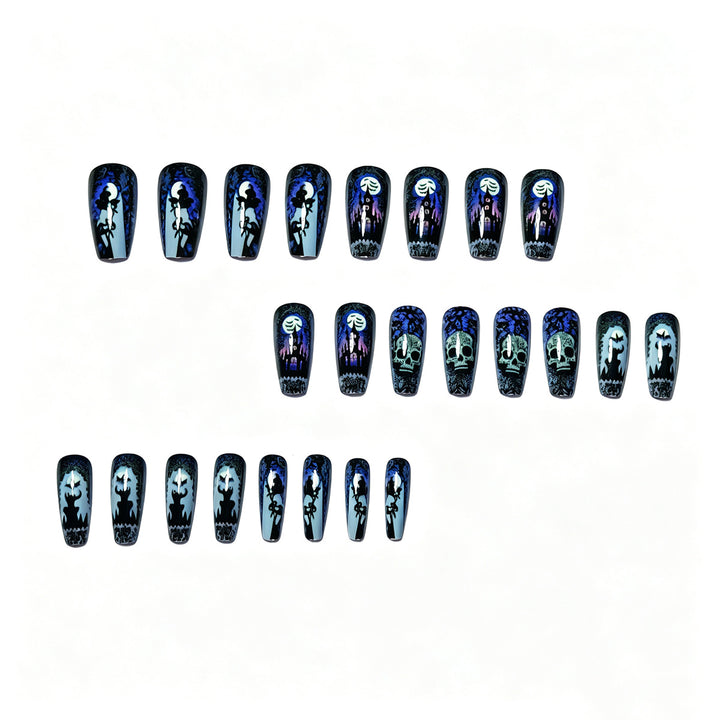 Creative Halloween Style Artificial Nails Kalsten