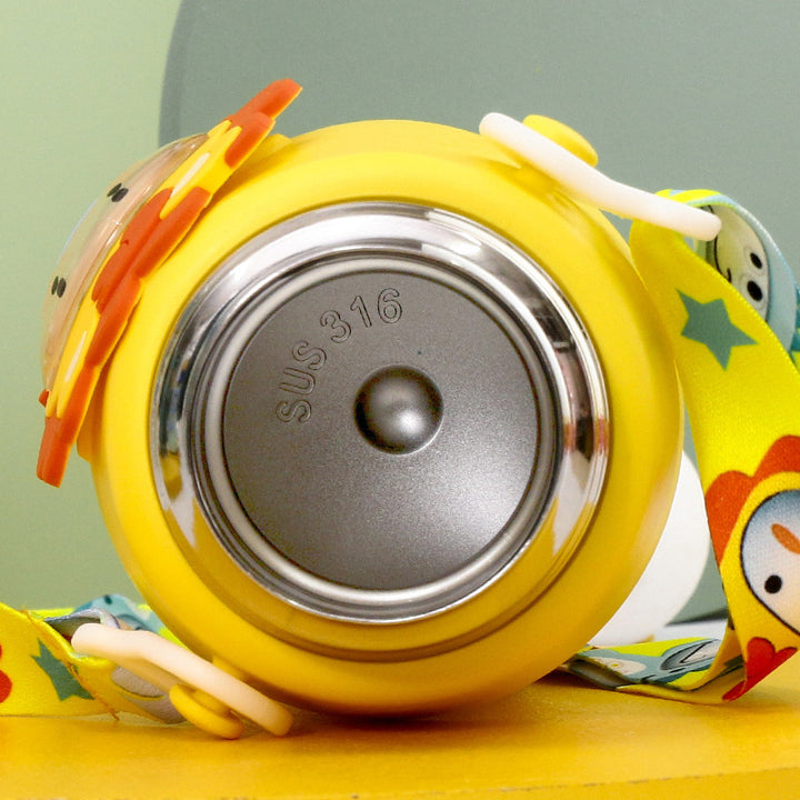 Insulated drinking bottle with practical carrying system and colorful animal design Kalsten