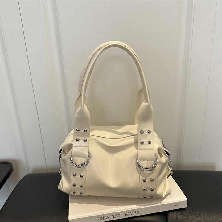 Studded Structured Handbag