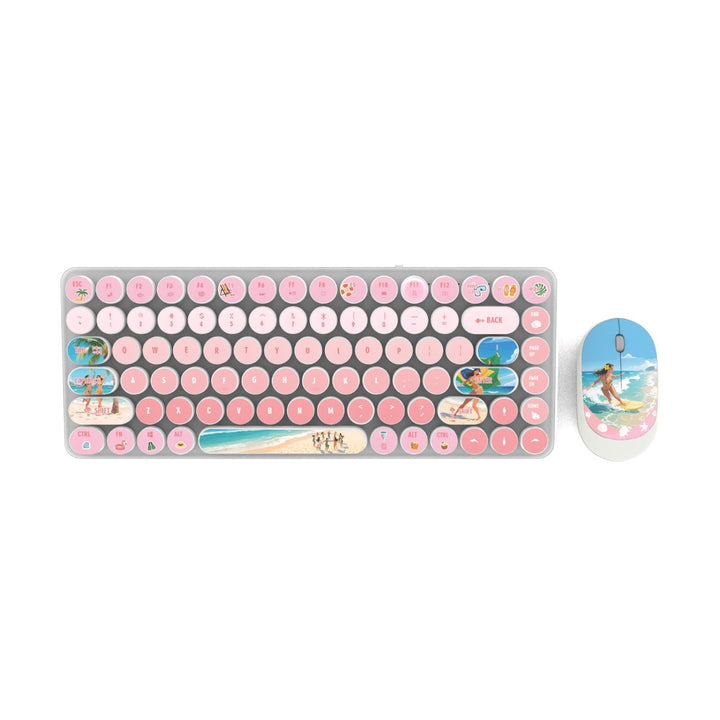 Retro-Design Keyboard and Mouse Set Kalsten