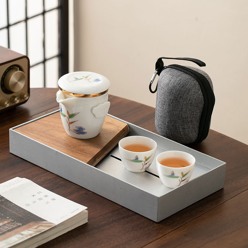 Elegant Portable Tea Set