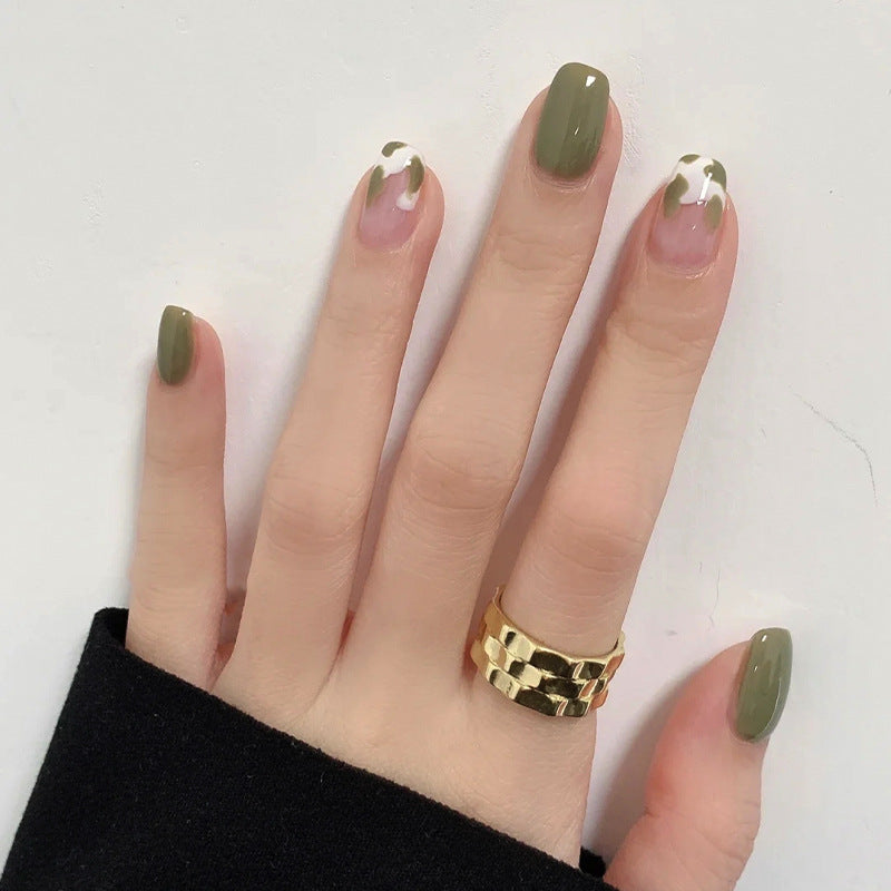 Elegant Artistic Press-On Nail Set
