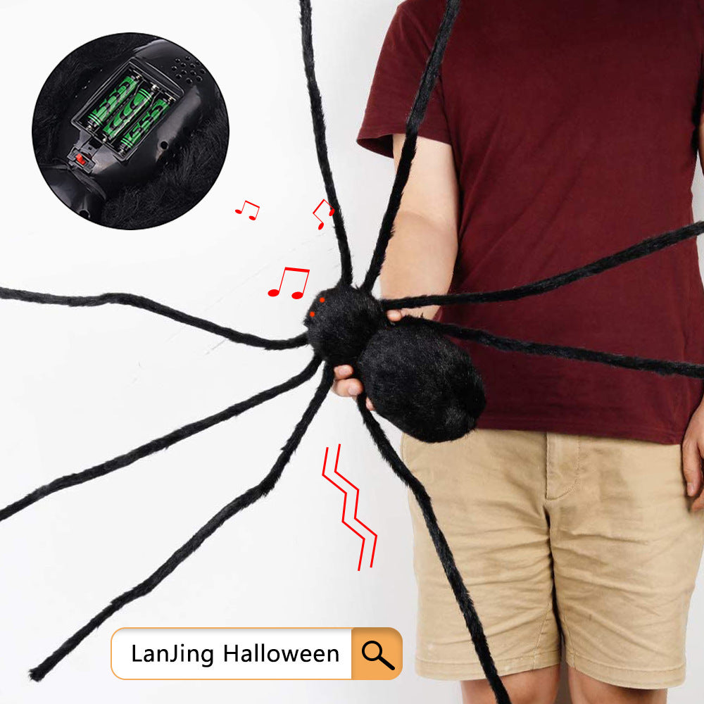 Creepy Halloween Spider Decoration Set