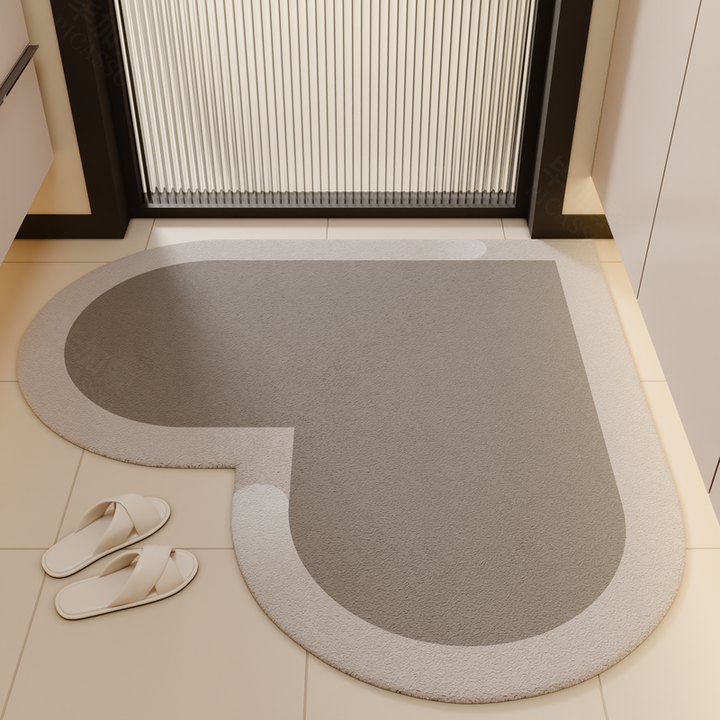 Heart-Shaped Non-Slip Kitchen Mat Kalsten