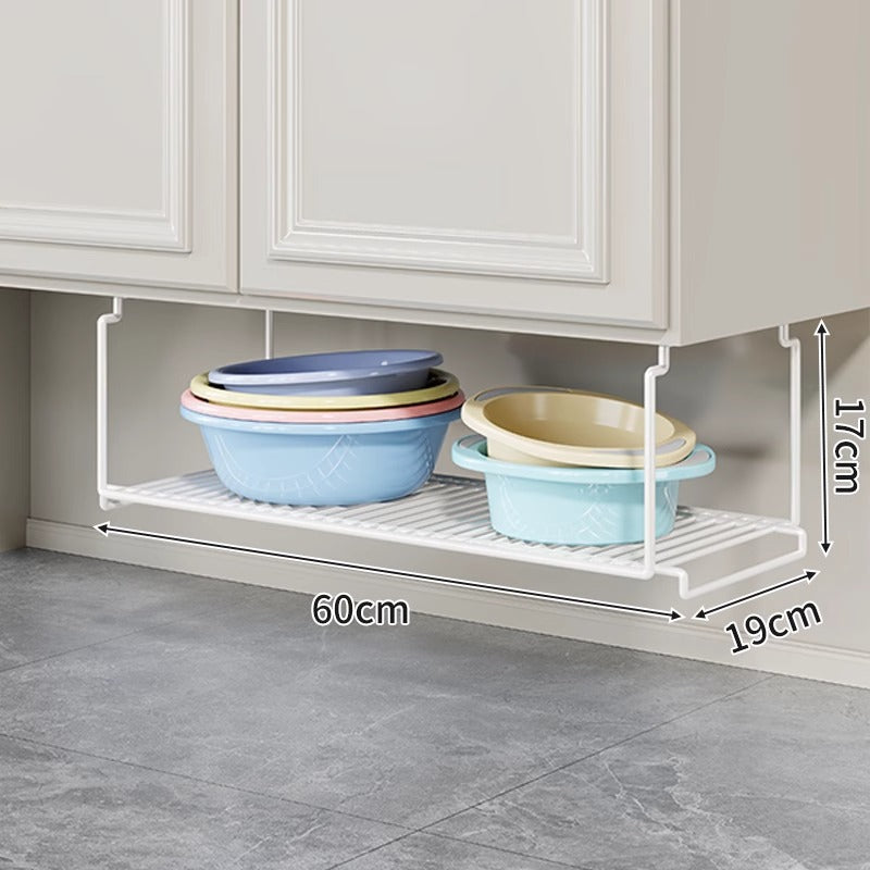 Under-Cabinet Hanging Sliding Wire Storage Shelf