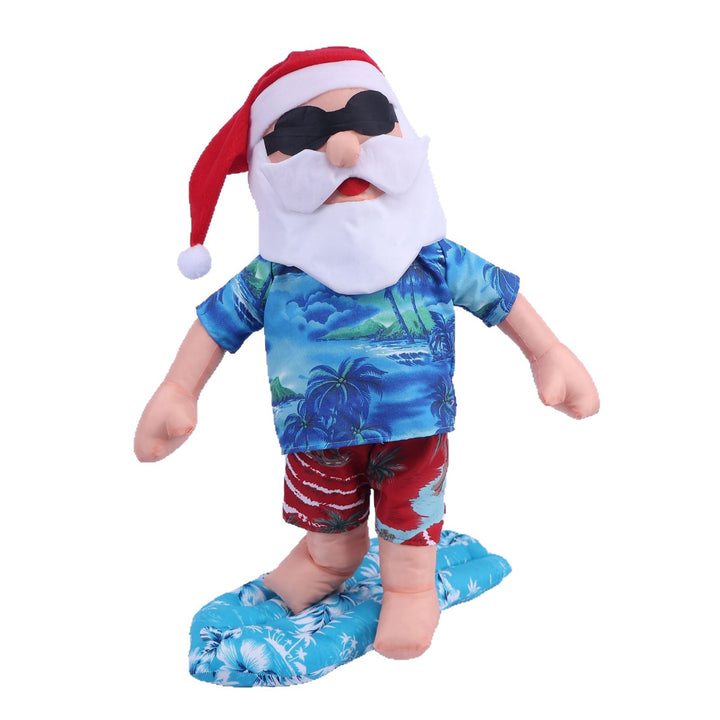 Funnier Santa Surfer Figure