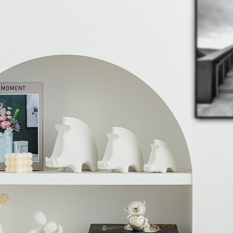 Decorative ceramic shelf Kalsten