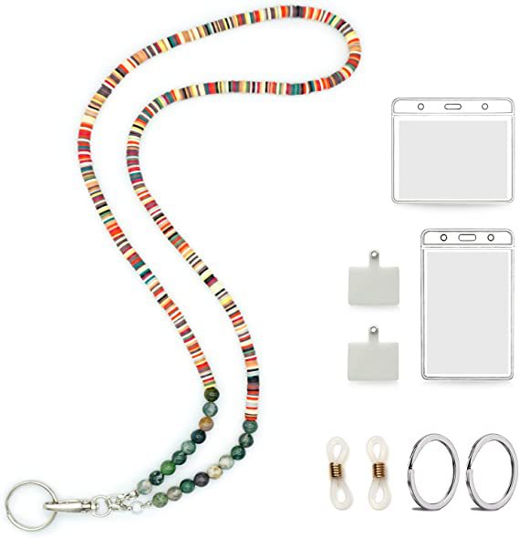 Beaded ID Badge Lanyard Kalsten