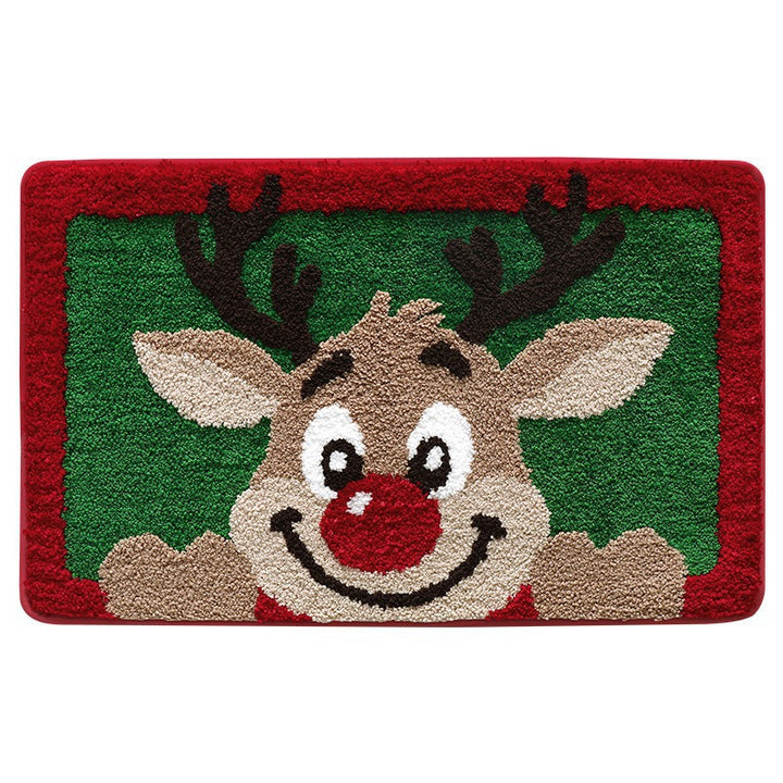 Christmas-Themed Bath Mat