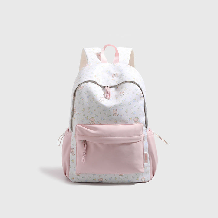 Playful Character Print Backpack Kalsten
