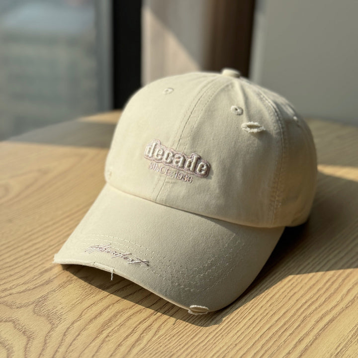Vintage-Inspired Embroidered Baseball Cap