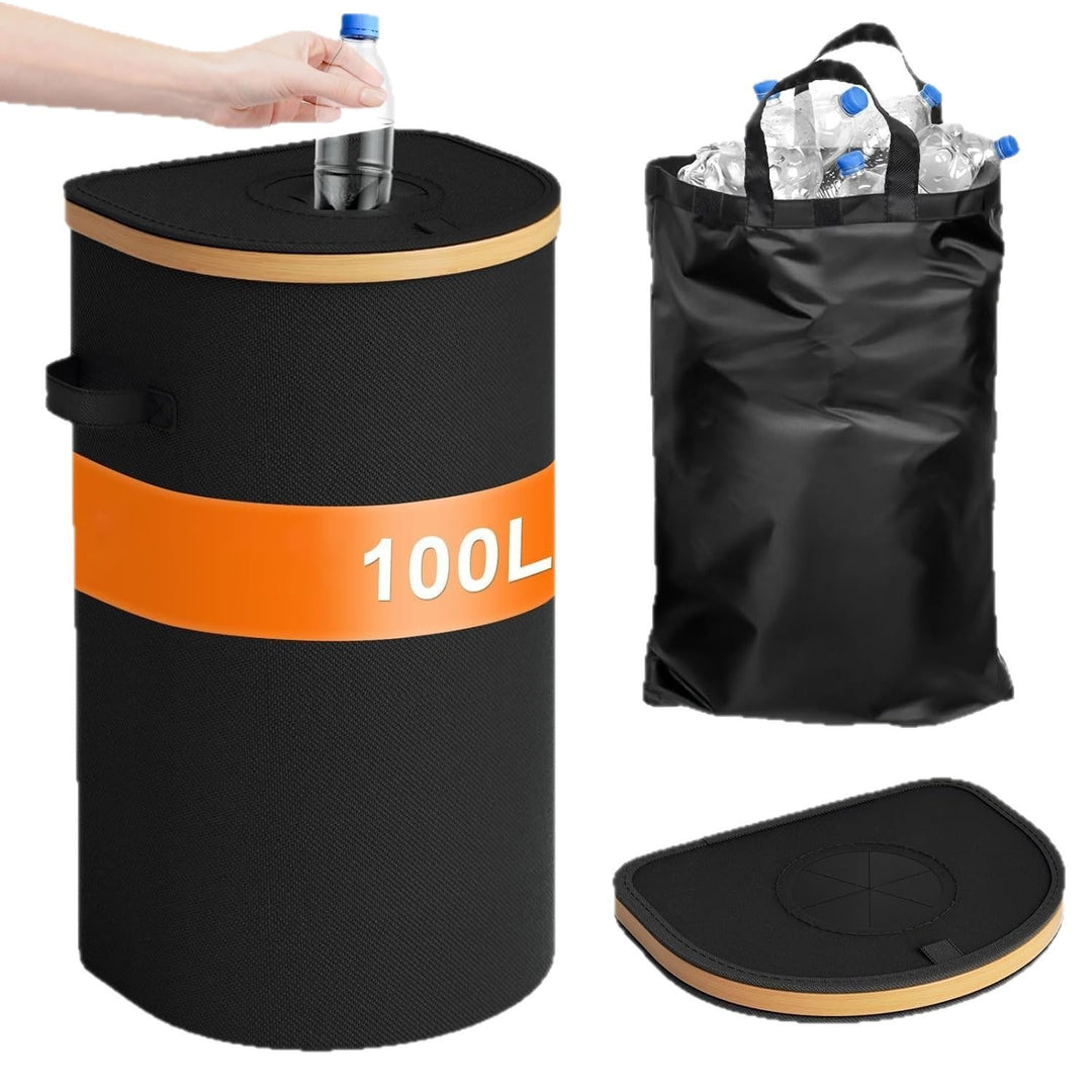 Waste separation container with practical lid and large volume Kalsten