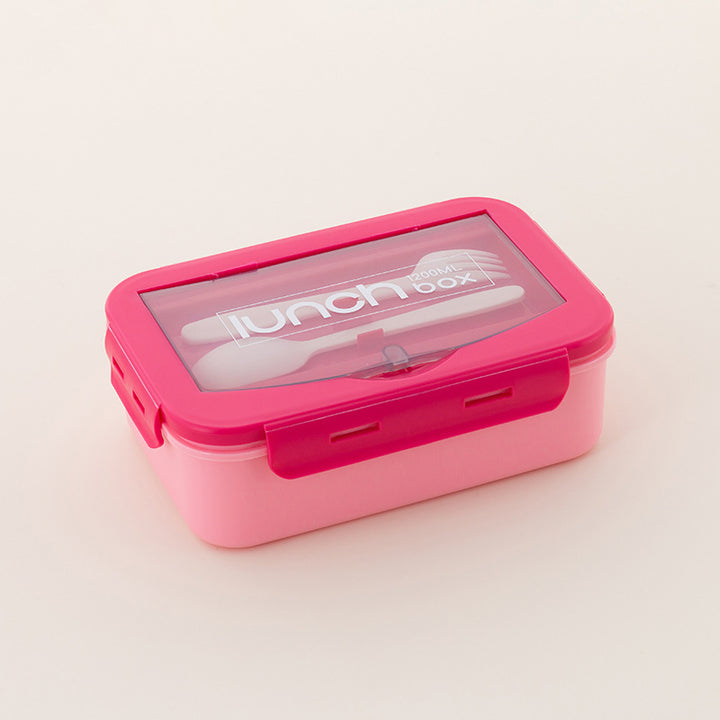 BPA-Free Lunch Box with Cutlery Set