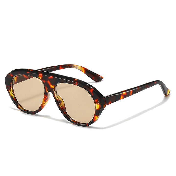 Oversized Geometric Aviator Sunglasses Kalsten