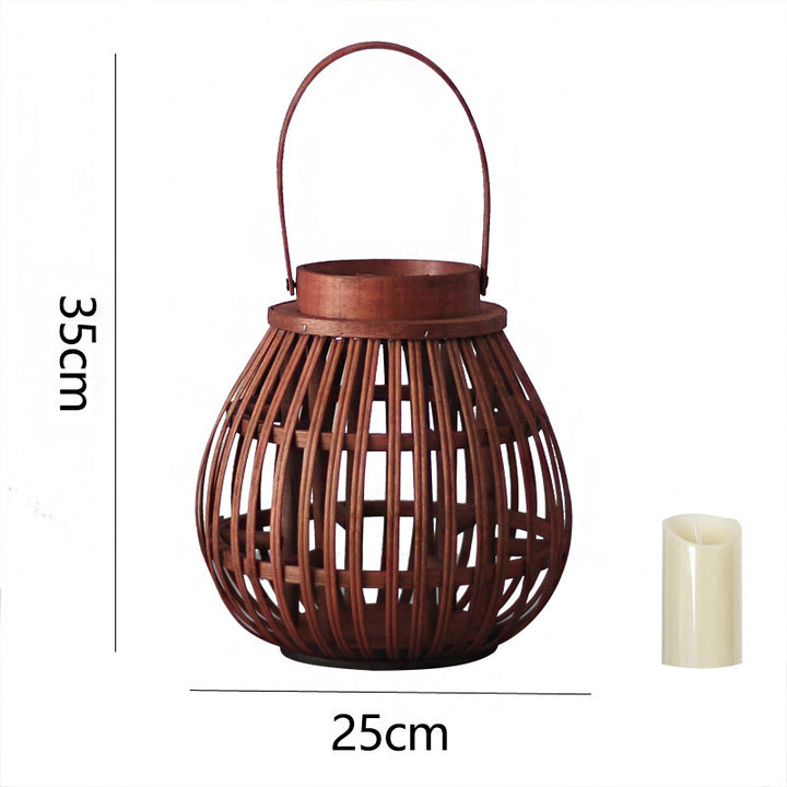 Handmade Rattan Lantern Kalsten