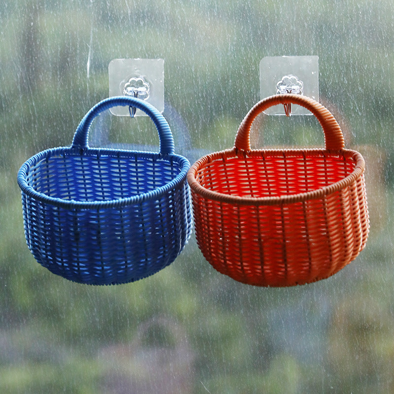Chic Woven Storage Basket with Ergonomic Handle Kalsten