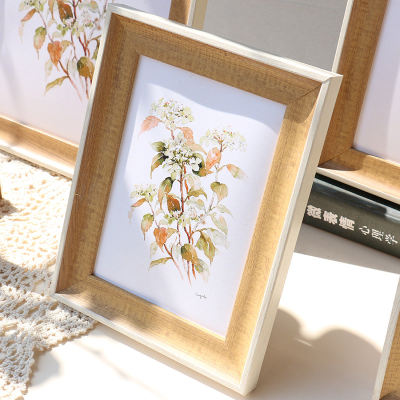 Vintage Wooden Artwork Frame for Home Display