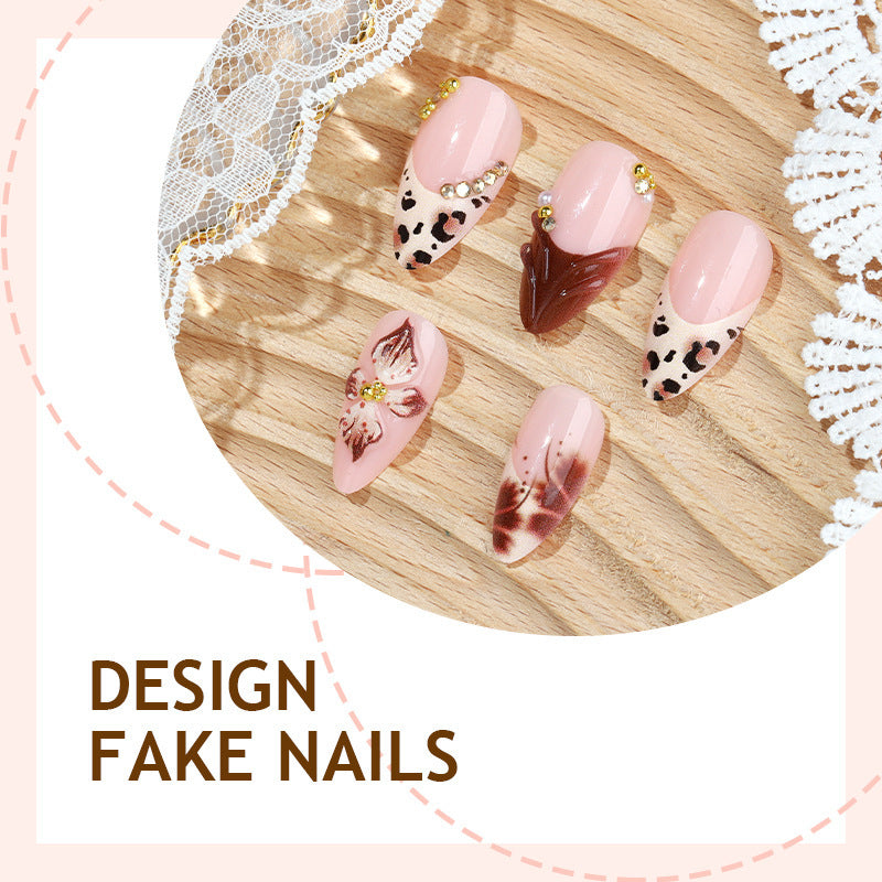 Creative Nail Design Set with Elegant Accents Kalsten