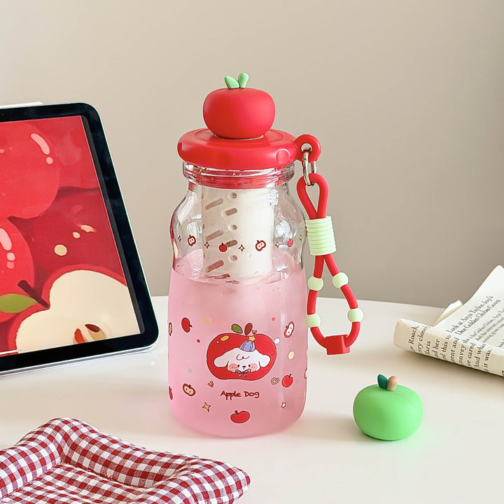 Women's Fruit Infuser Bottle with Practical Spout Stop Kalsten