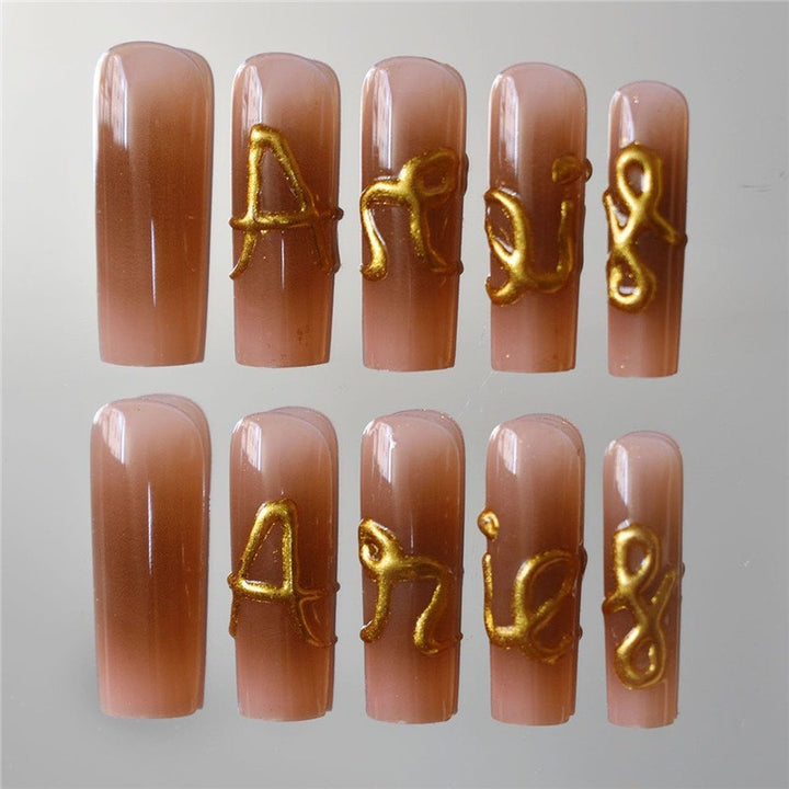 Artistic Press-On Nail Extensions Kalsten