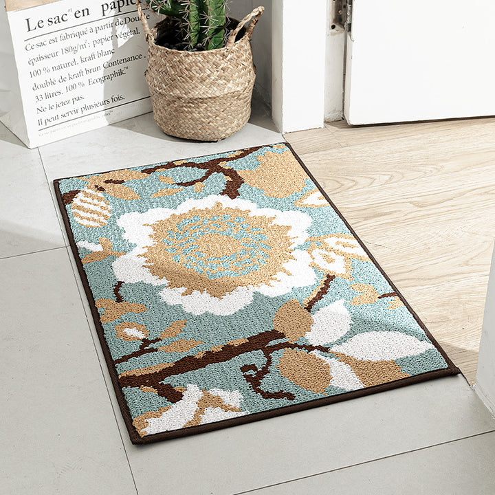 Floral Design Area Rug