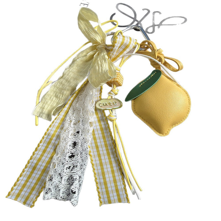 Decorative Lemon Charm Keychain Kalsten