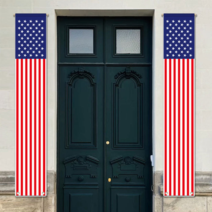 Unisex nan patriotic American flag windsock with long trailing streamers and reinforced hanging loop Kalsten